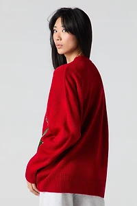 Sequin Christmas Cardigan