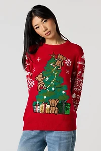 Teddy Bear Christmas Sweater
