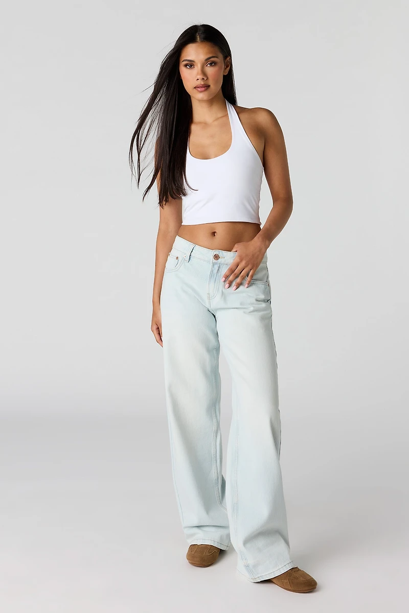 Brooklyn Low Rise Baggy Light Jean