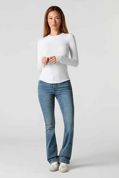 Low Rise Push Up Flare Vintage Jean