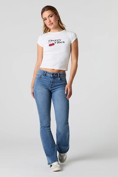 Low Rise Flare Medium Jean