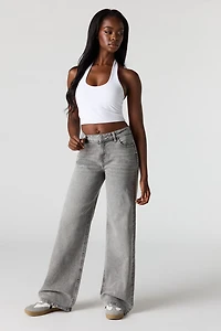Paris Stretch High Rise Wide Leg Jean