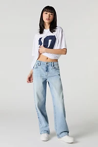 Low Rise Baggy Light Jean