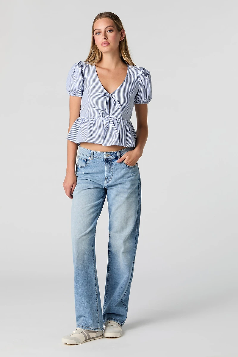 Low Rise Straight Medium Jean