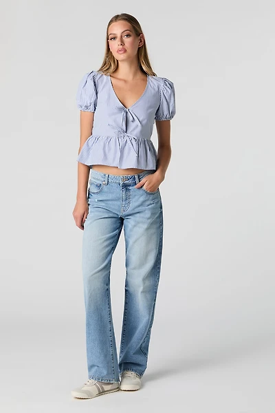 Low Rise Straight Medium Jean