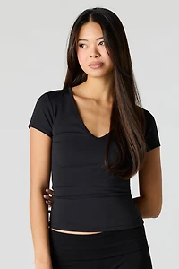 Luxe Heavy Contour V-Neck T-Shirt