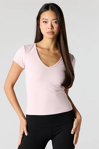 Luxe Heavy Contour V-Neck T-Shirt