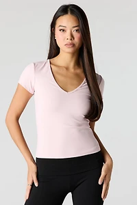 Luxe Heavy Contour V-Neck T-Shirt