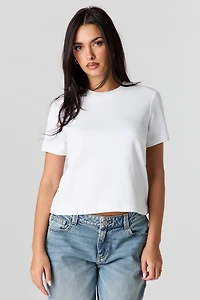 T-shirt en coton lourd de luxe