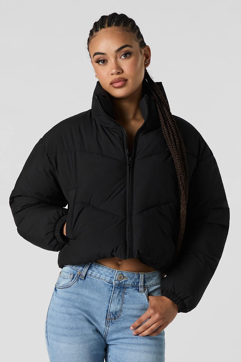 Veste bouffante doublée de Sherpa