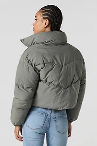 Veste bouffante doublée de Sherpa