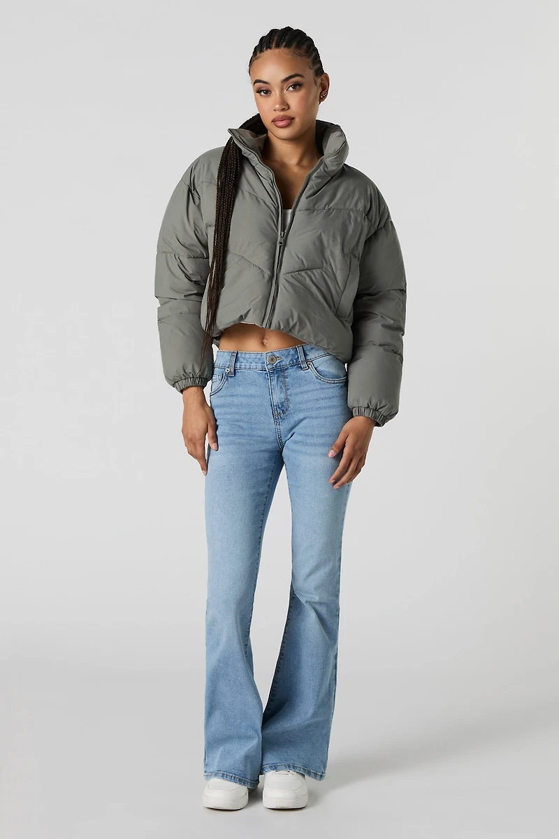 Veste bouffante doublée de Sherpa
