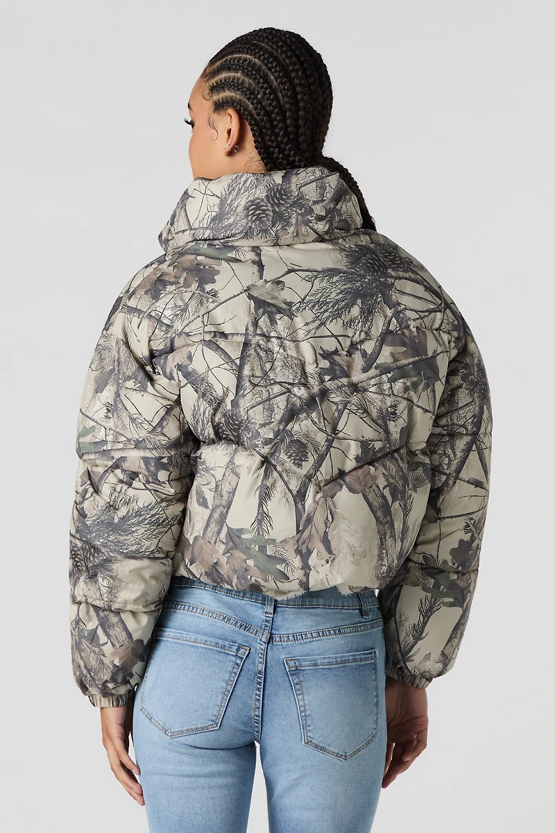 Veste bouffante doublée de Sherpa