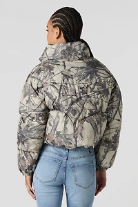 Veste bouffante doublée de Sherpa