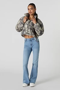 Veste bouffante doublée de Sherpa
