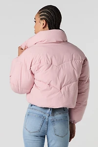 Veste bouffante doublée de Sherpa