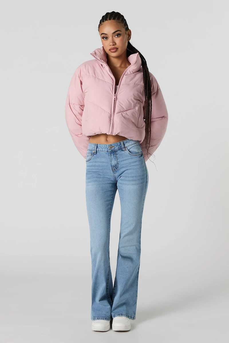 Veste bouffante doublée de Sherpa