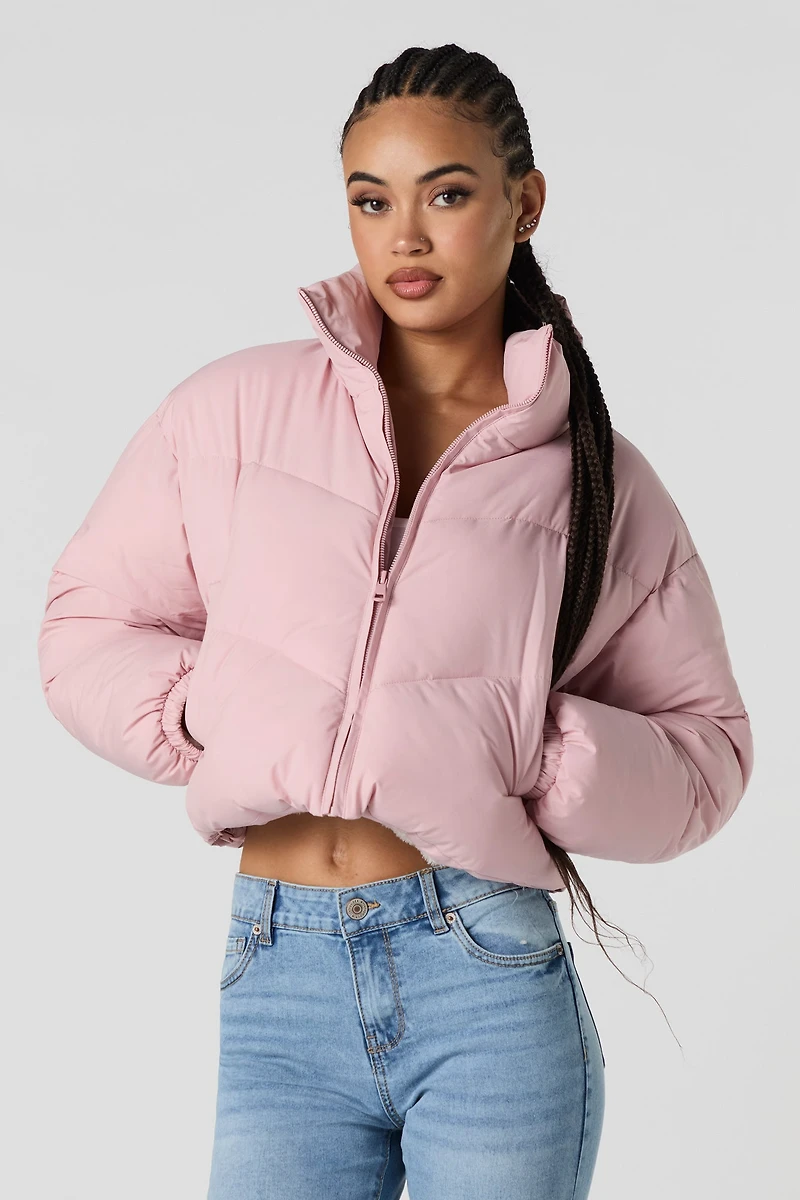 Veste bouffante doublée de Sherpa