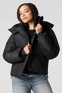 Puffer Jacket with Removable Hood