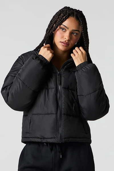 High Neck Puffer Jacket