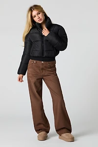 Cropped Puffer Jacket
