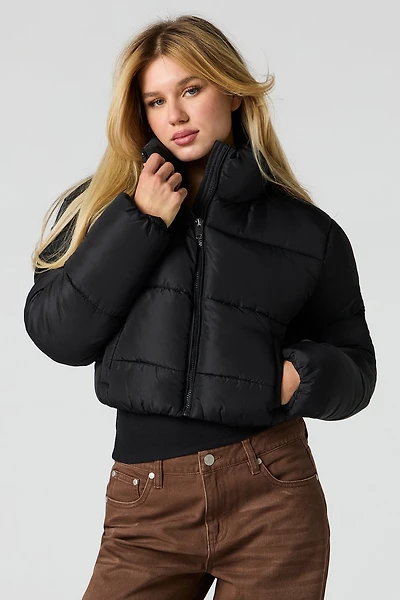 Cropped Puffer Jacket