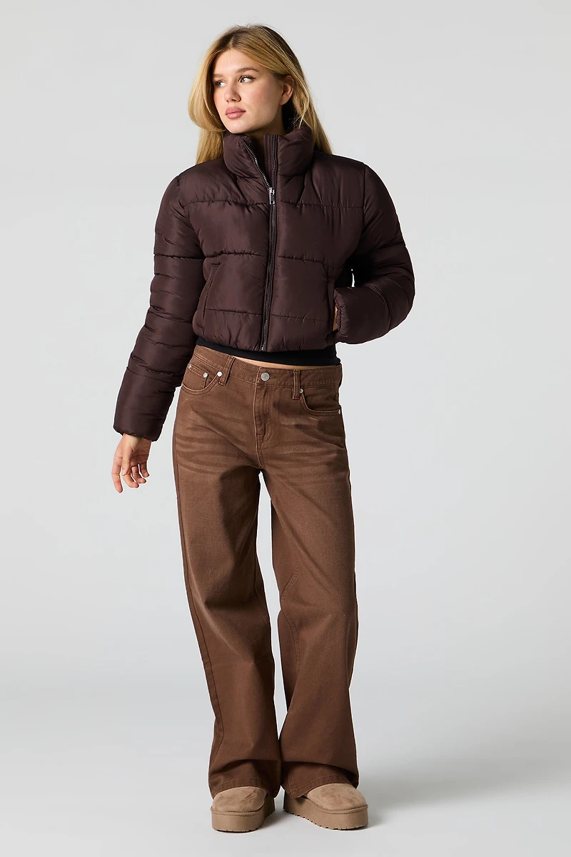 Cropped Puffer Jacket