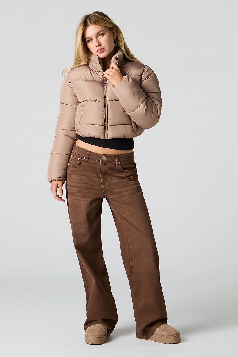 Cropped Puffer Jacket