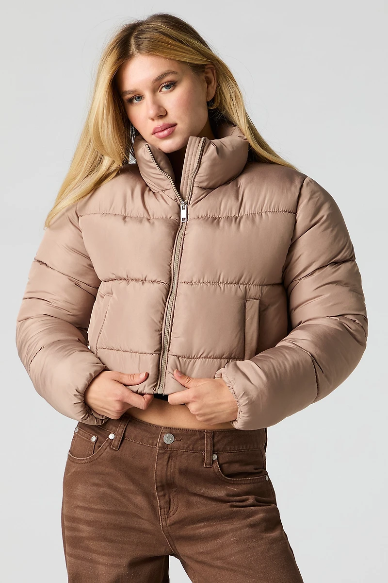 Cropped Puffer Jacket