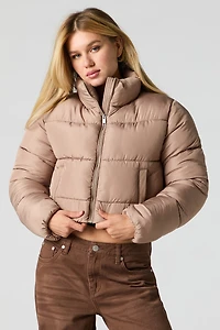 Cropped Puffer Jacket