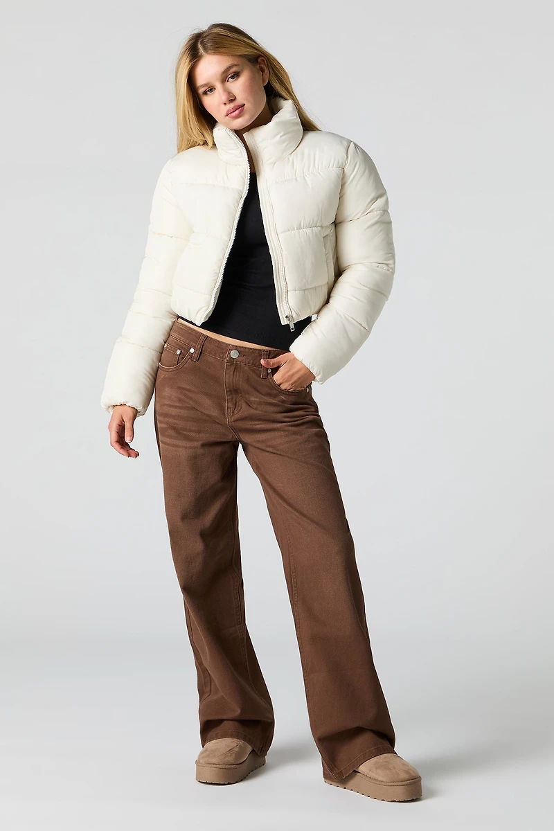 Cropped Puffer Jacket