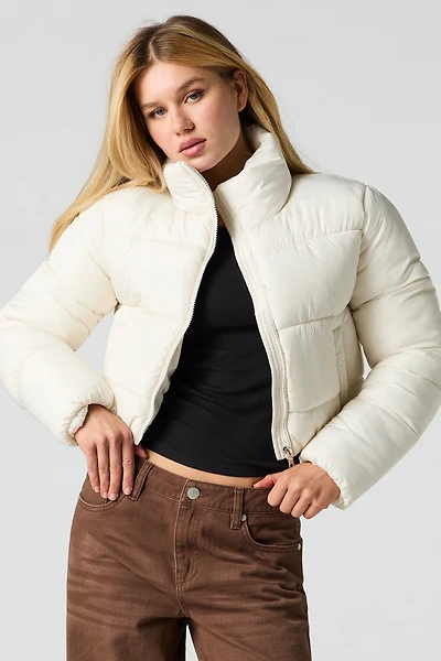 Cropped Puffer Jacket