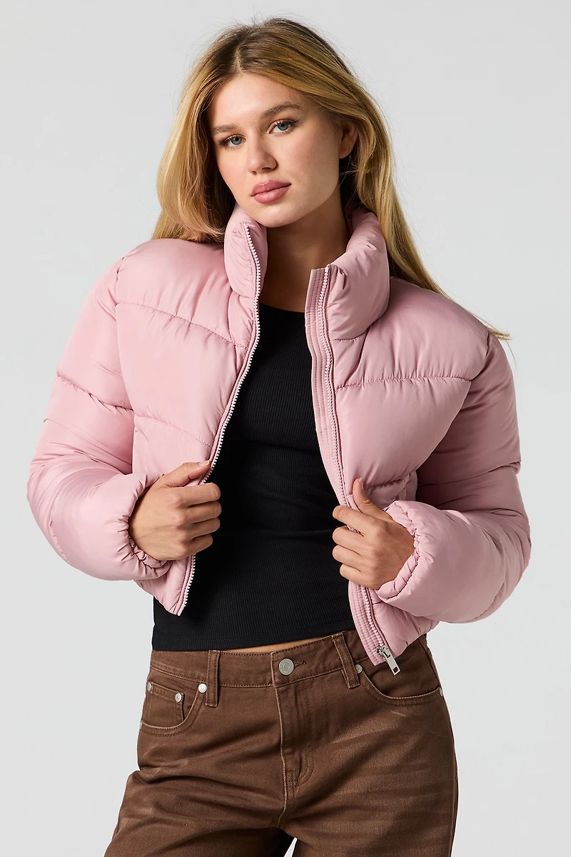 Cropped Puffer Jacket