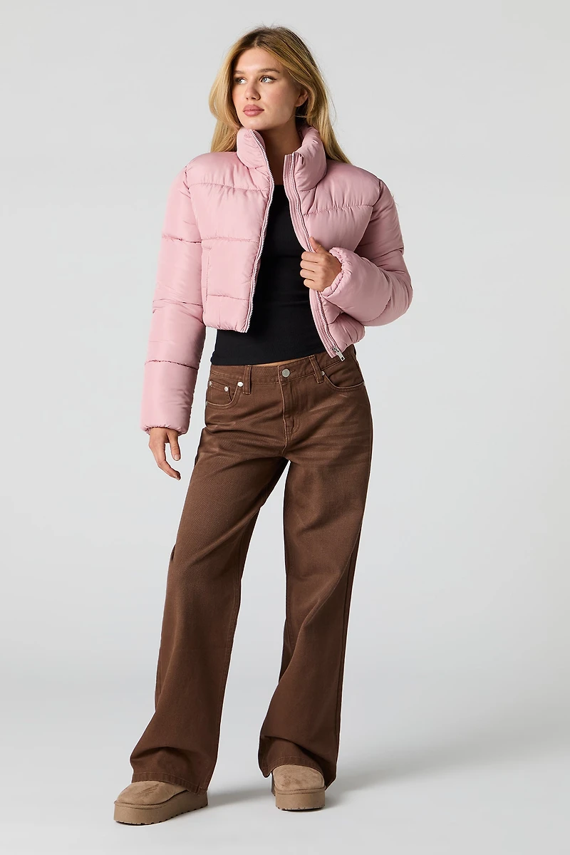 Cropped Puffer Jacket