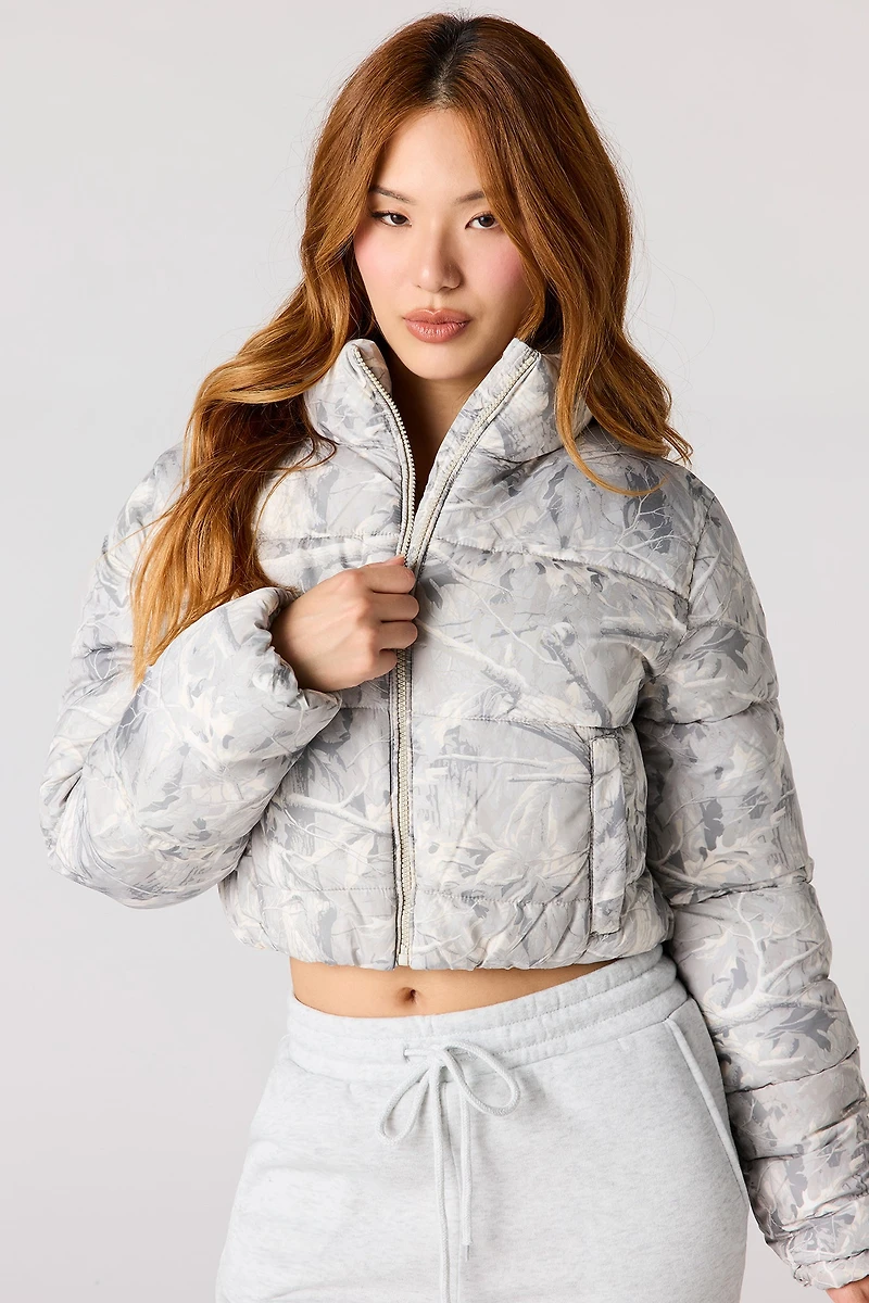 Cropped Puffer Jacket