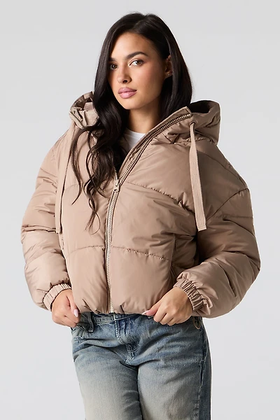 Blouson matelassé coupe garçonne