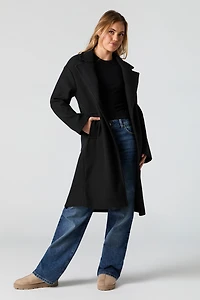 Single Button Midi Coat