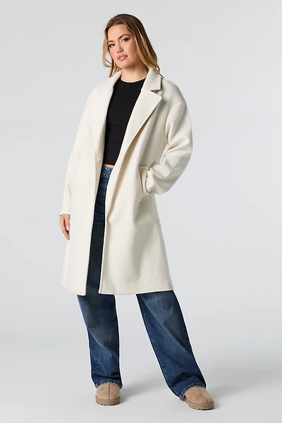 Single Button Midi Coat