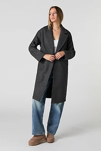 One Button Midi Coat