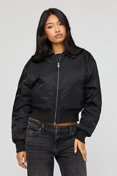 Oversized Bomber Jacket