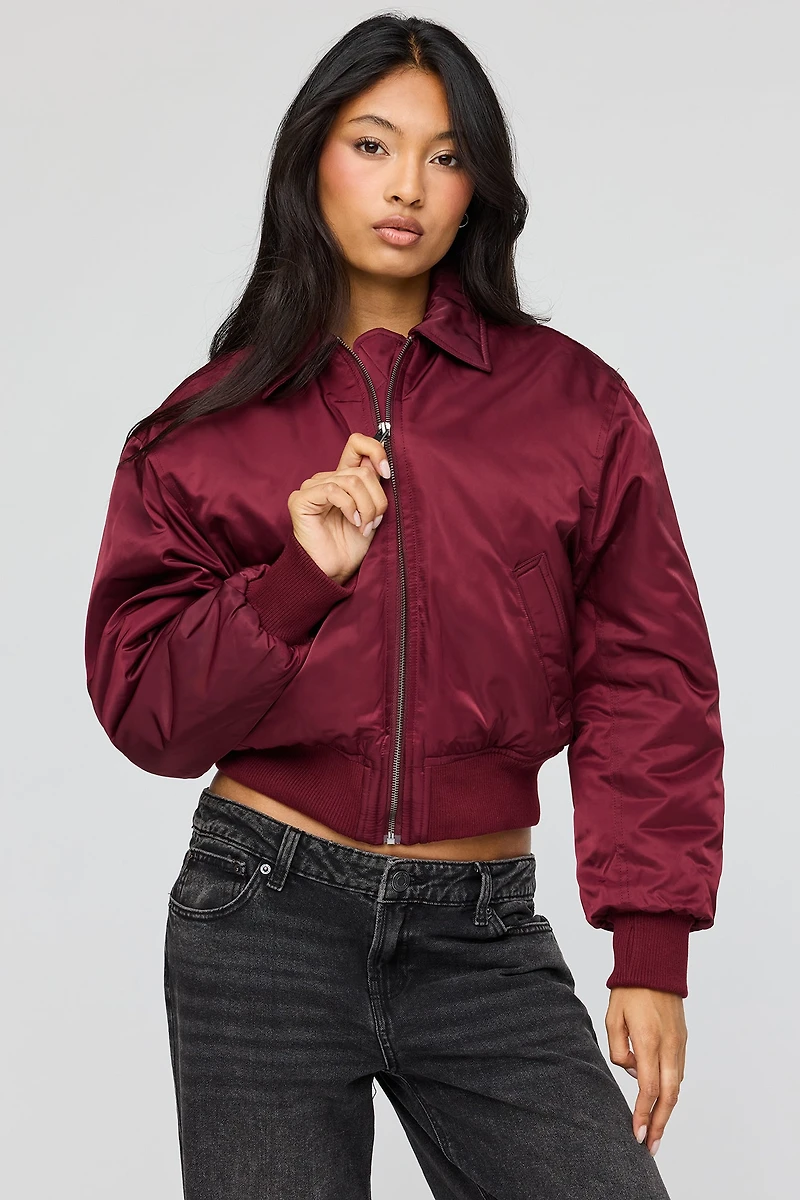 Blouson aviateur surdimensionné