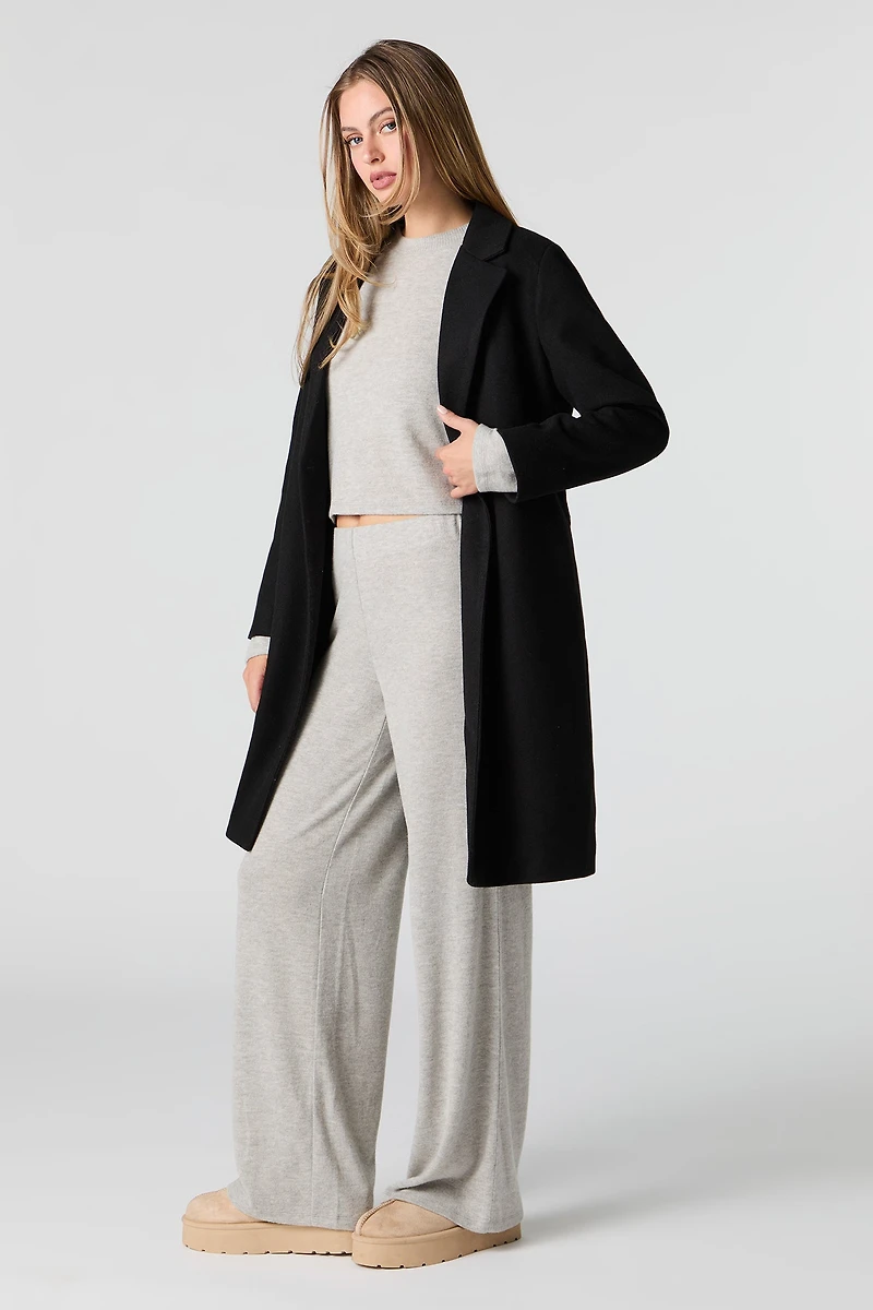 Manteau long à un bouton