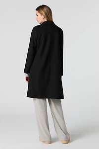 Manteau long à un bouton