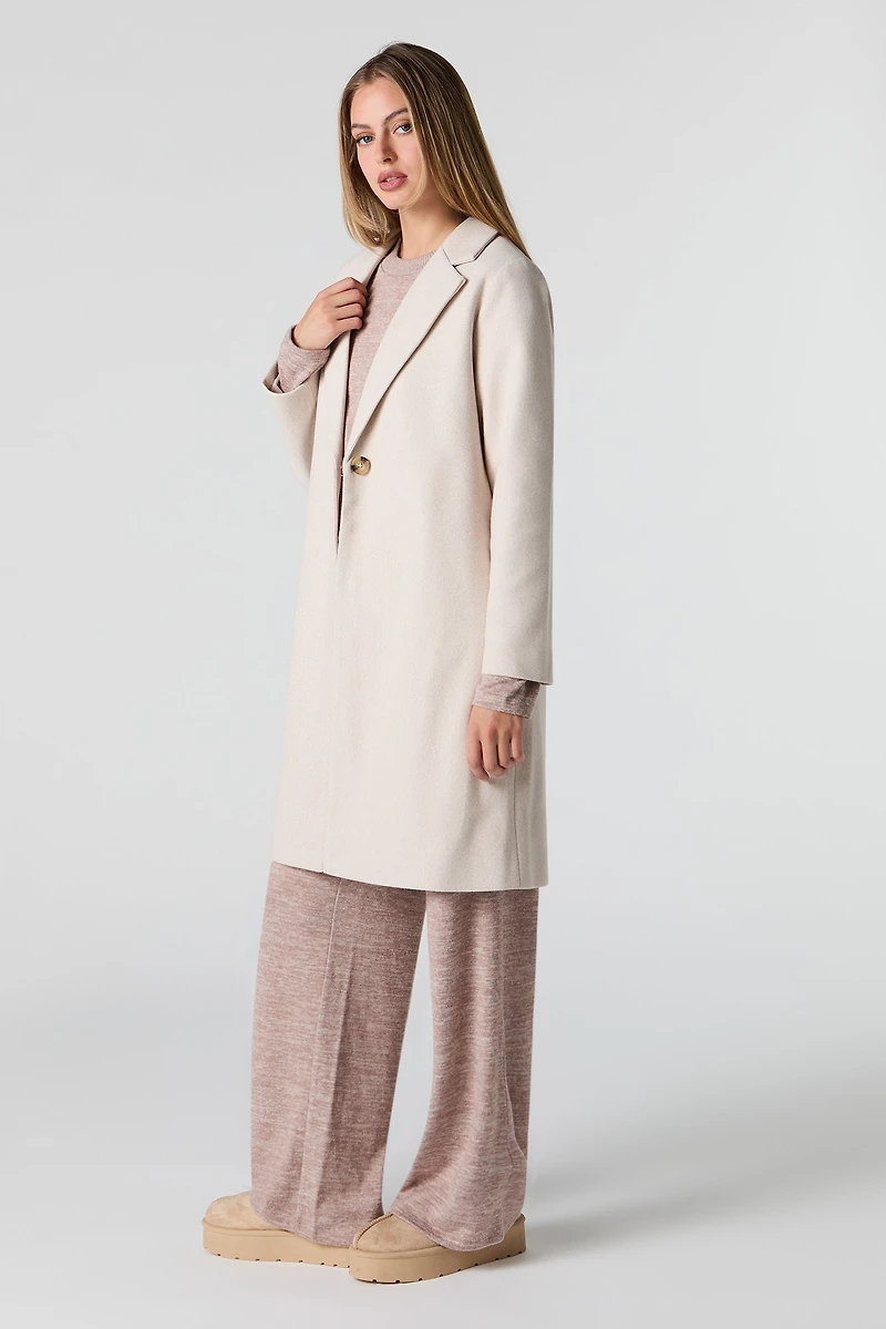 Manteau long à un bouton