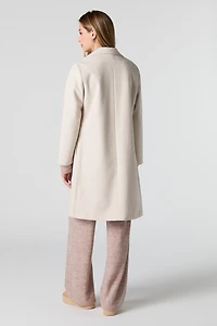 Manteau long à un bouton