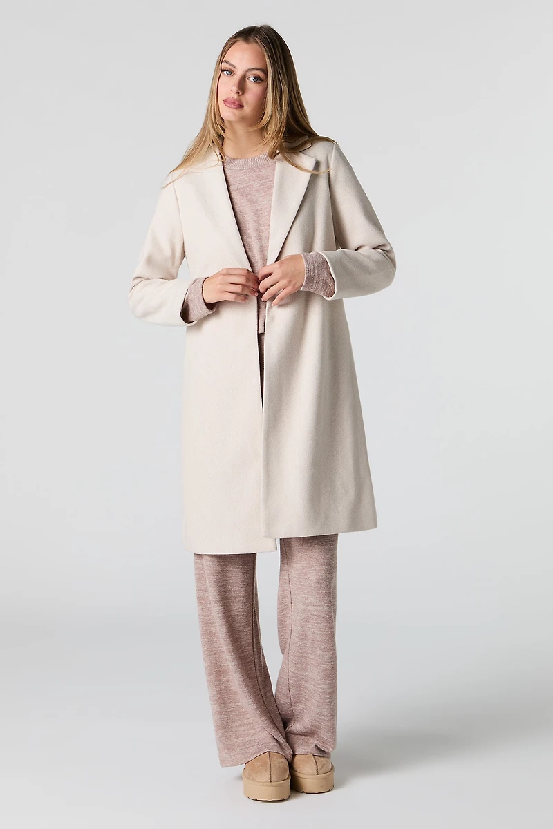 Manteau long à un bouton