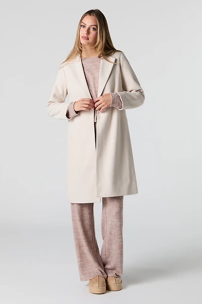Manteau long à un bouton