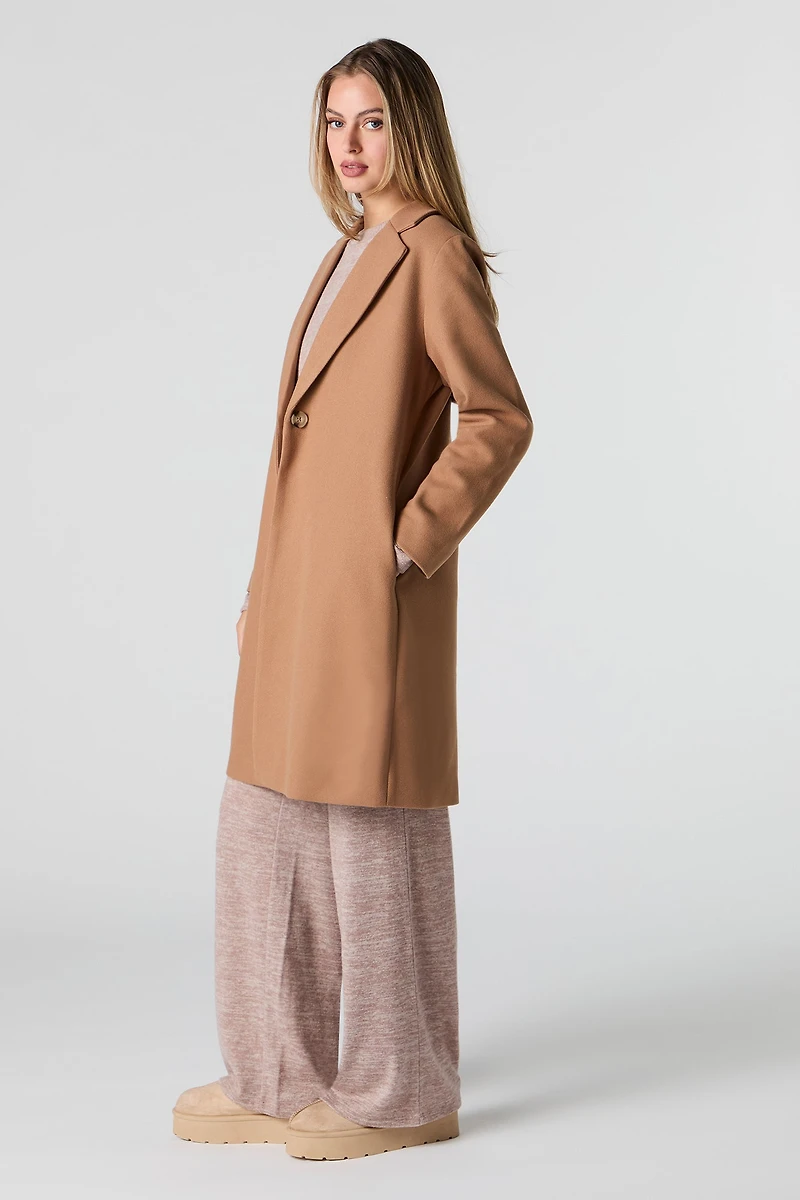 Manteau long à un bouton
