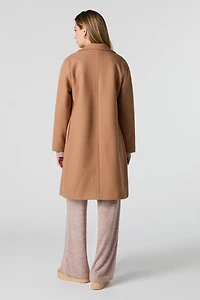 Manteau long à un bouton