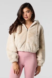 Faux Fur Bomber Jacket